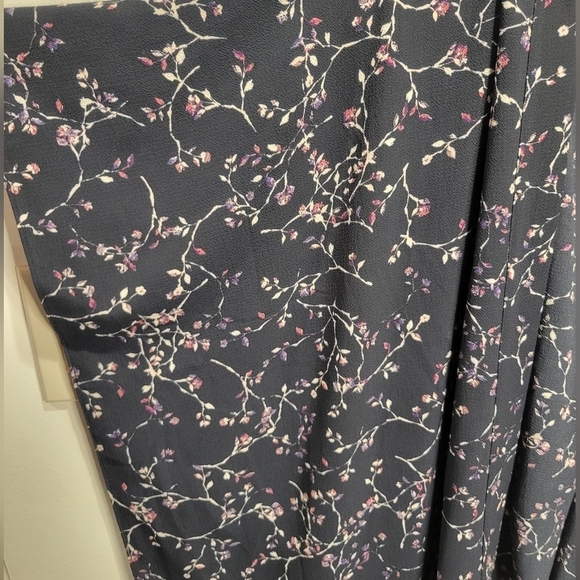 J jill Free size navy floral boho lightweight kimono - Picture 2 of 5